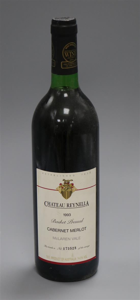 Twelve bottles Chateau Reynella 1993